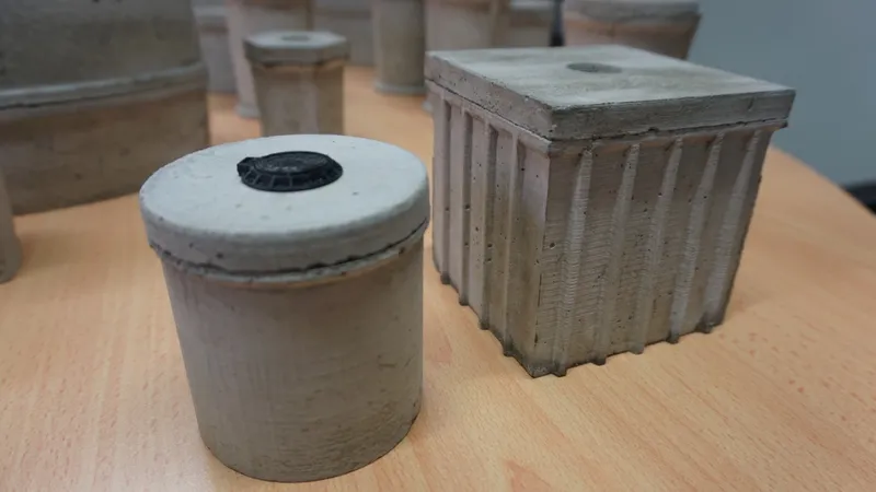 Model precast concrete tanks