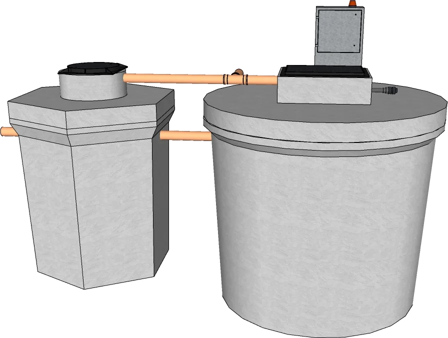 Wastewater treatment system - 14 P.E.