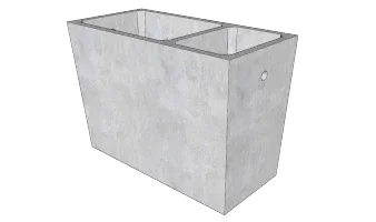 Molloy U tank — 3,240L precast concrete tank